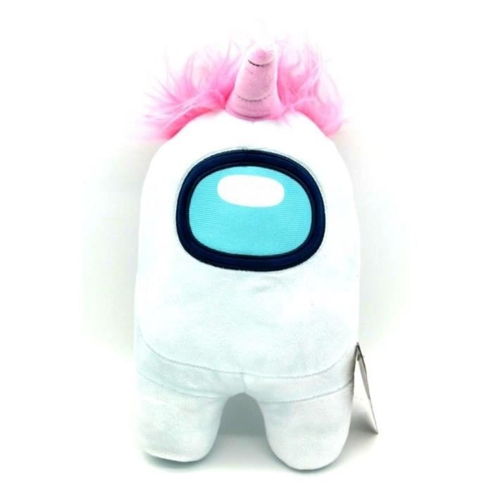 Peluche Among Us Licorne blanche 30 cm
