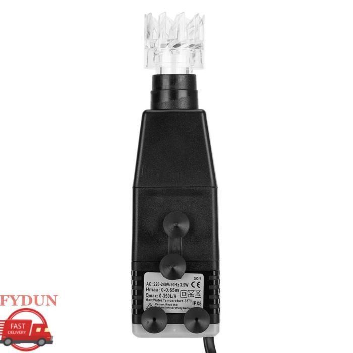 Comparer les prix de FYDUN Filtre à poisson-poisson Mini électrique aquarium skimmer 35 W animalerie eau