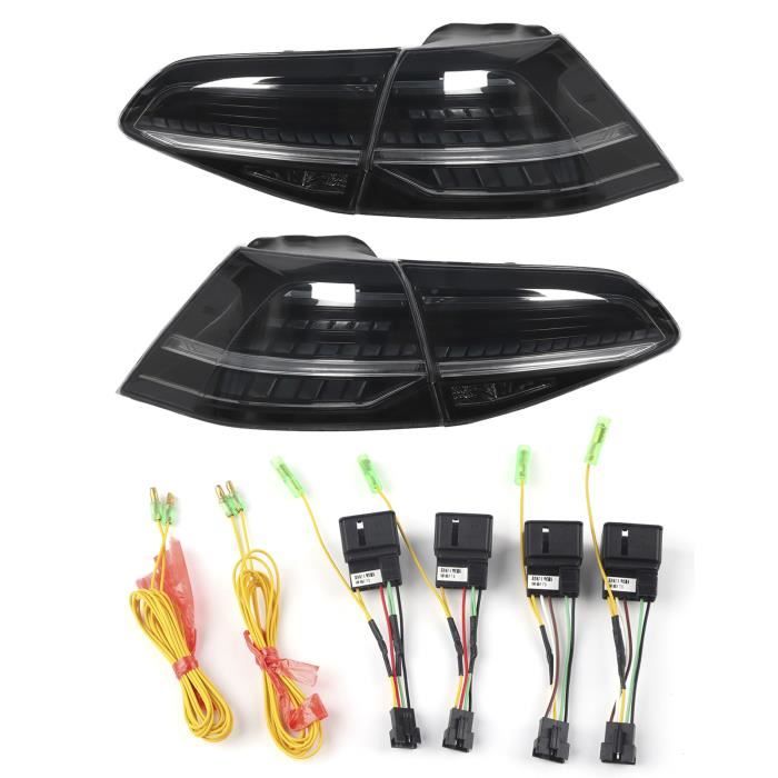Feu Arrière LED Aramox Multifonction Pour Kawasaki Z800 2013-2014 - Noir - Stop & Clignotants