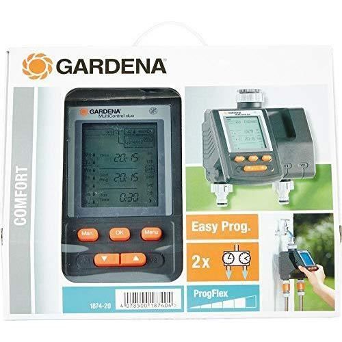 Programmateur D'arrosage Gardena 4040 Modulable - Pour Commander Jusqu'à 4 Vannes - 12V - Arrosage Automatique