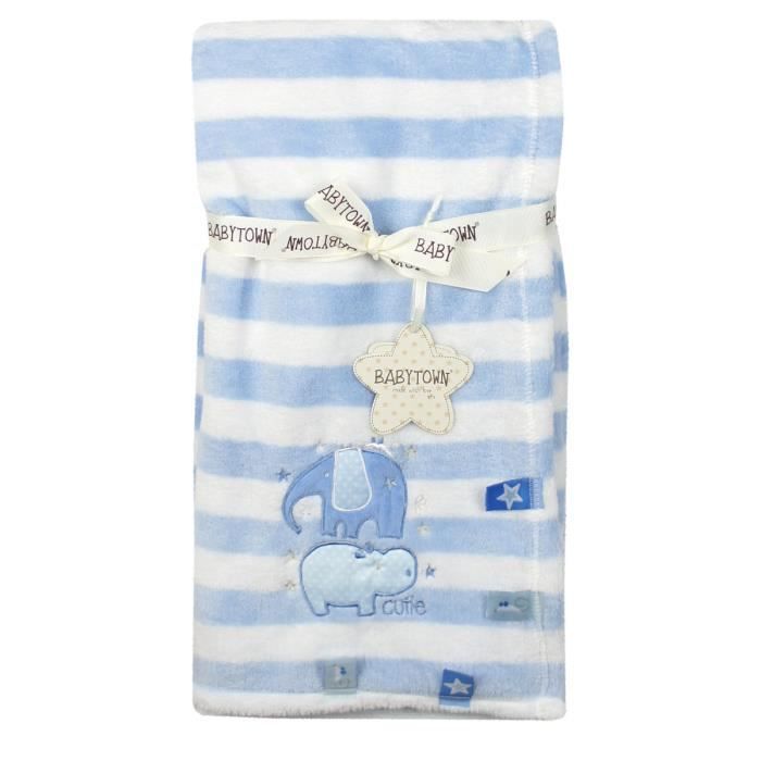 Couverture Plaid Bebe Garcon En Microfibre Cadeau Naissance Cdiscount Puericulture Eveil Bebe