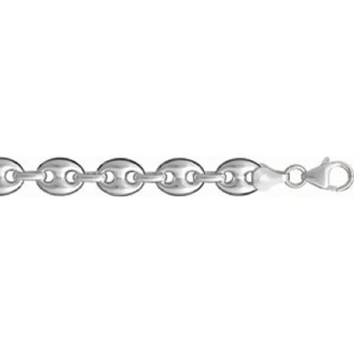 CHAINE Plaqué OR maille GOURMETTE Moyen 50cm 1,8mm NEUF