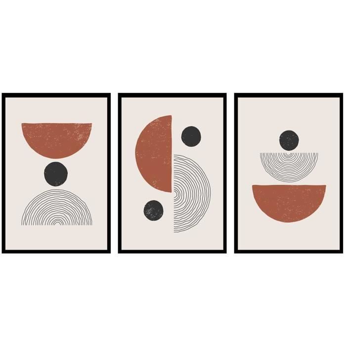 Suspension Trio, Set de 3 posters muraux - 90x45cm