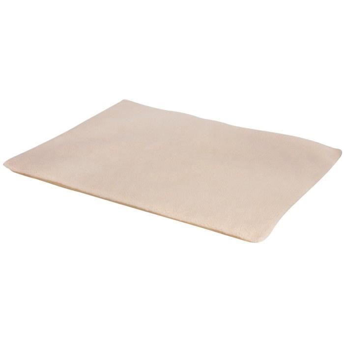 Coussin Tapis thermique autochauffant avec dessus polaire - KERBL - Theo - 75 x 50 x 3 cm - Beige