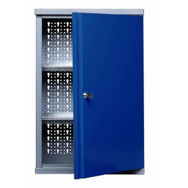 Kupper Armoire Murale 1 Porte Et 2 Etageres Bleu Marine