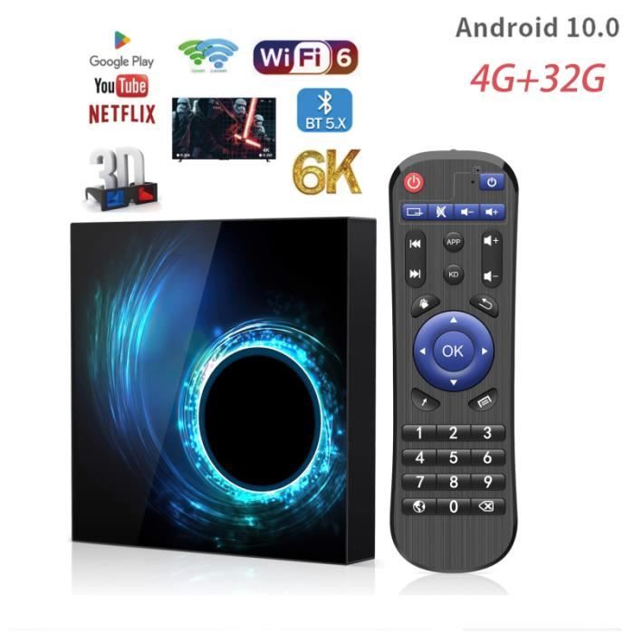 Boîtier TV Android - LANGTU - T95 - 4Go RAM - 32Go ROM - 6K Ultra HD ...