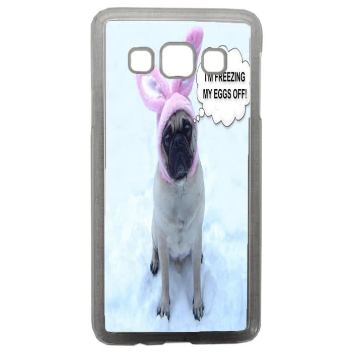 Coque Humour Chien Carlin Samsung Galaxy A3 Cdiscount Telephonie