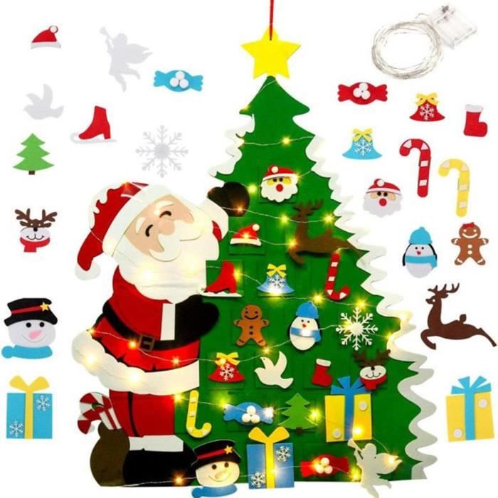 Sapin Noël Feutre Style 3: Décoration Murale & Accessoires