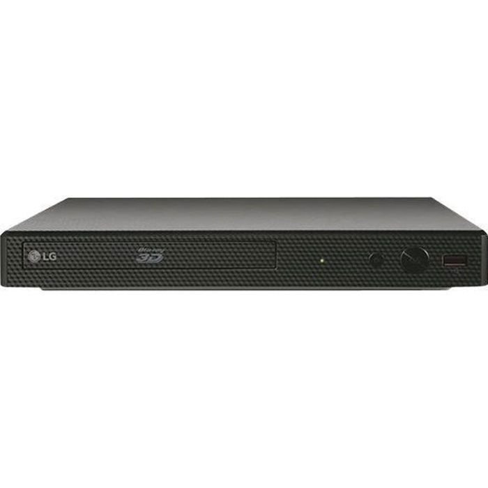 Lecteur de disque Blu-ray LG BP450 - 3D, Ethernet, NTSC/PAL, x.v.Colour, Noir