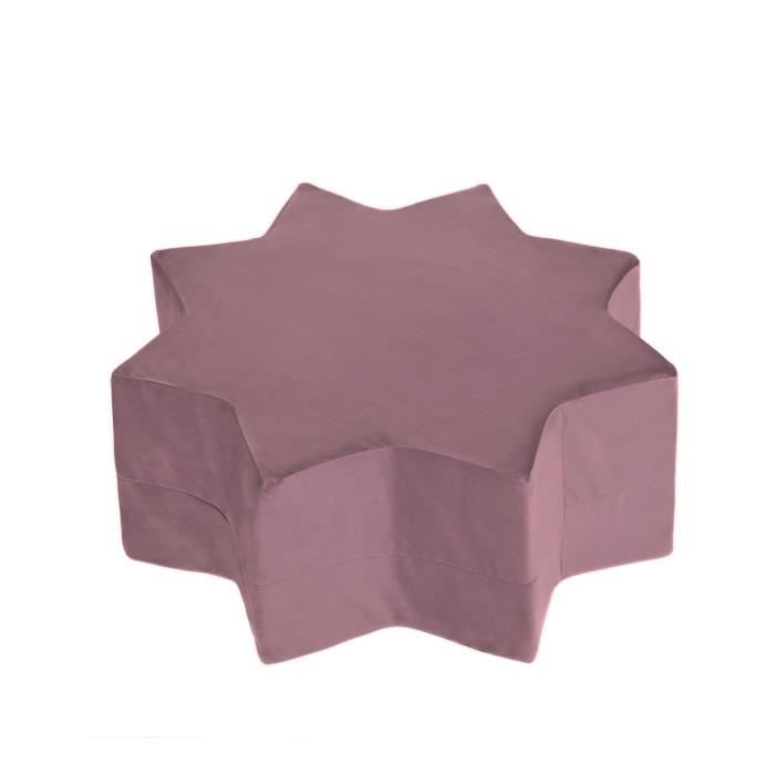 MISIOO Pouf Huggy Bear - Fauteuil pour Enfant en Velours Côtelé - Idéal pour la Chambre - Facile à Laver - Léger et Élégant - 68 x 45 cm - Bleu
