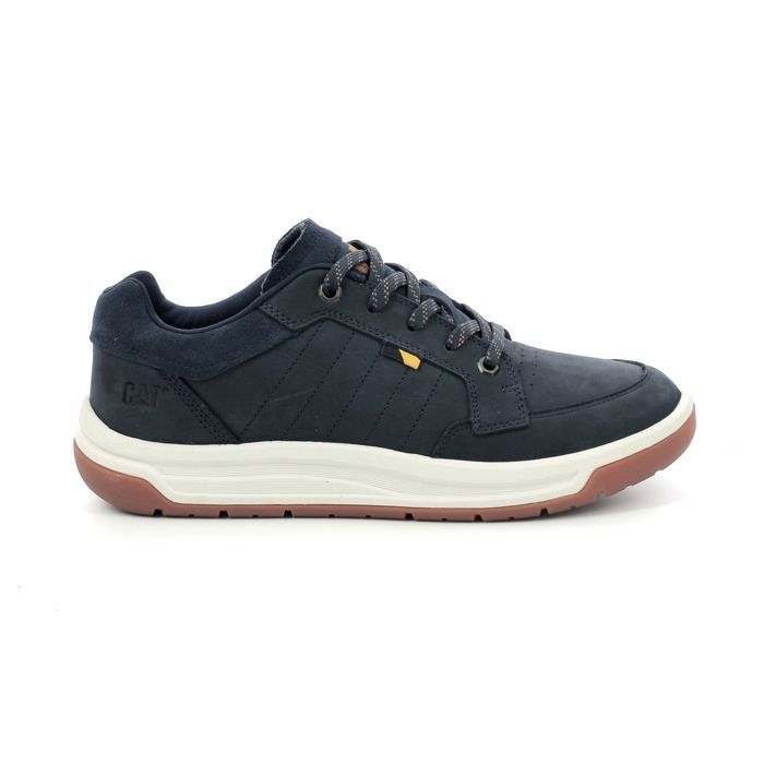 Caterpillar Caterpillar Apa Cush - Baskets basses homme en cuir bleu confort et maintien