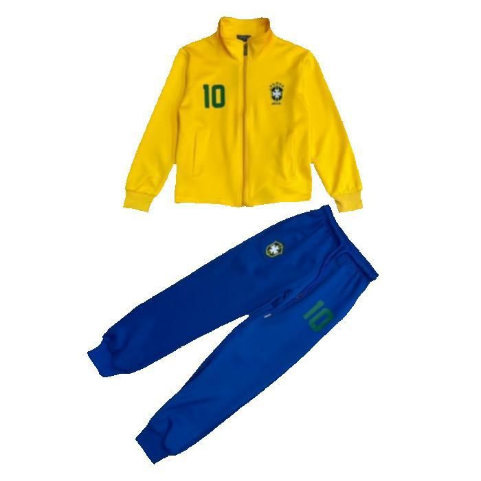 Survêtement de football Brésil en Polyester - - Jaune