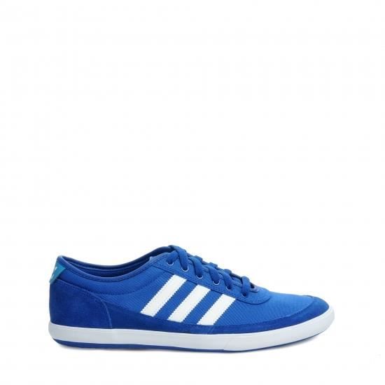 Baskets - ADIDAS - Court Spin - Homme - Textile - Bleu - Lacets