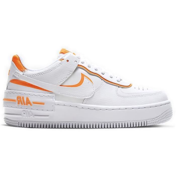 basket nike air force 1 blanche et orange