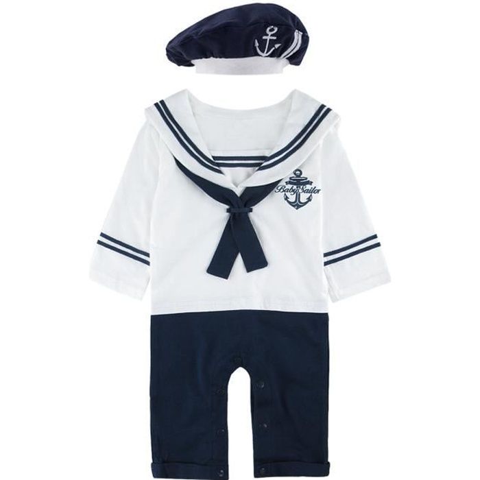 Mintgreen Vetements Garcon Bebe Marin Carnaval Manche Longue Blanc Bleu Marine 2pcs Blanc Bleu Cdiscount Pret A Porter