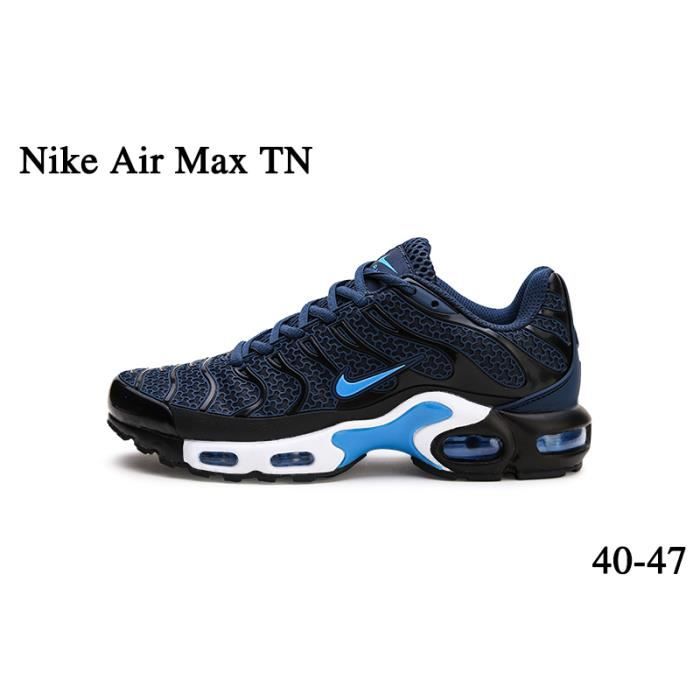 Chaussures de Running Homme Gris Basket NIKEs AIRs MAX TN Plus Chaussures  de Running Homme Noir bleu foncé - Cdiscount Sport