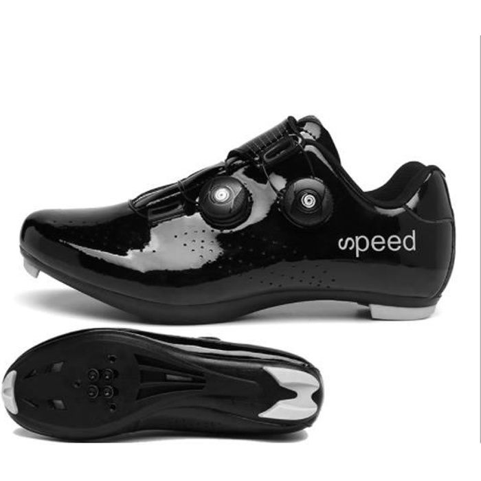 Chaussures de vélo route Décolorer Homme SPD Cales Montagne Noir Cdiscount Sport