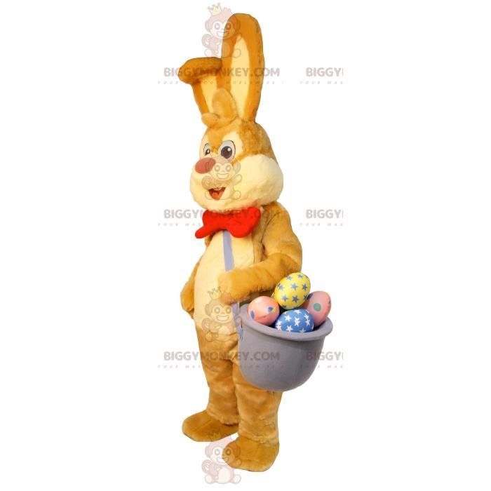 Costume de mascotte BIGGYMONKEY™ de lapin de Pâques avec un panier d'œufs  en chocolat - Cdiscount Jeux - Jouets