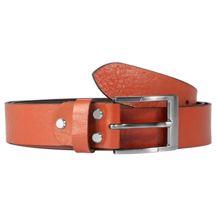 D12 - Ceinture cuir marron homme