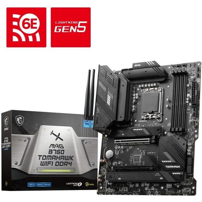 Carte mère - MSI - MAG B760 TOMAHAWK WIFI DDR4 - Cdiscount Informatique