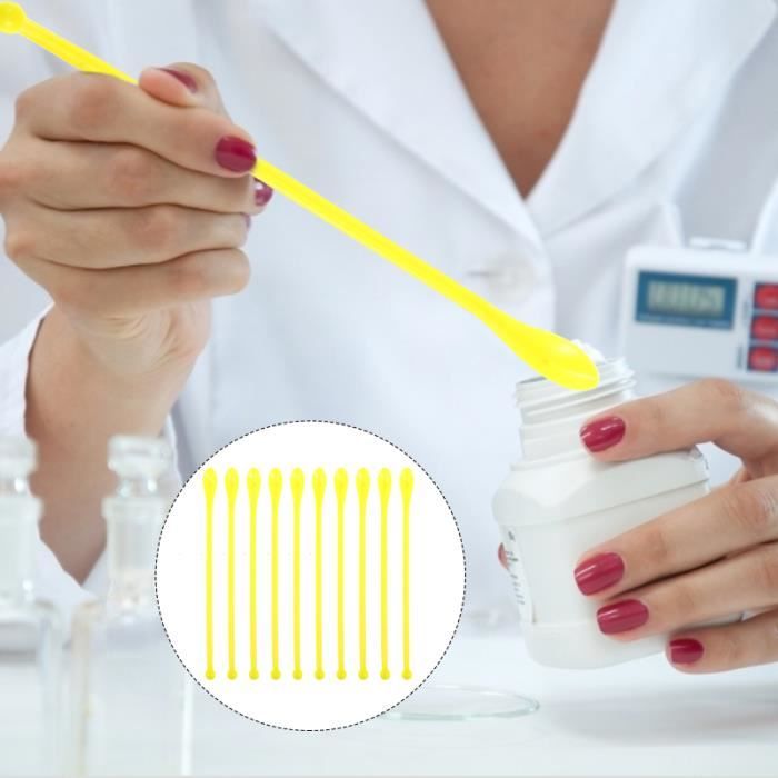 20pcs Sampling Spoon Practical Medicine Laboratory colonne de douche