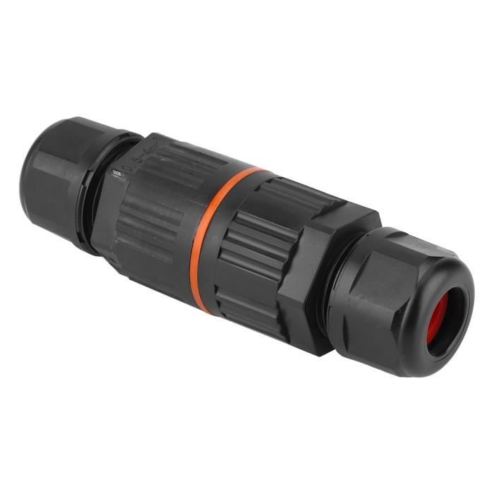 Connecteur étanche IP68 3 Voies Kuuleyn - Nylon, Laiton, 32A 450V, Pour Câbles 0.5-4mm², Lot De 3