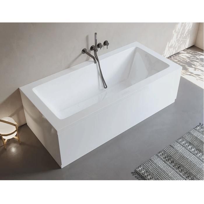 Baignoire Rectangulaire Cube Blanche 170x80 Tablier Non Inclus Blanc Achat Vente Baignoire Kit Balneo Baignoire Rectangulaire Cube Cdiscount