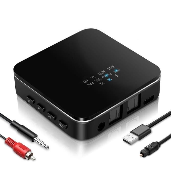 Bluetooth5.0 Transmetteur Adaptateur,Bluetooth émetteur et Récepteur 2en1  Sortie Stéréo 3.5mm,Adaptateur Bluetooth Audio - Cdiscount TV Son Photo