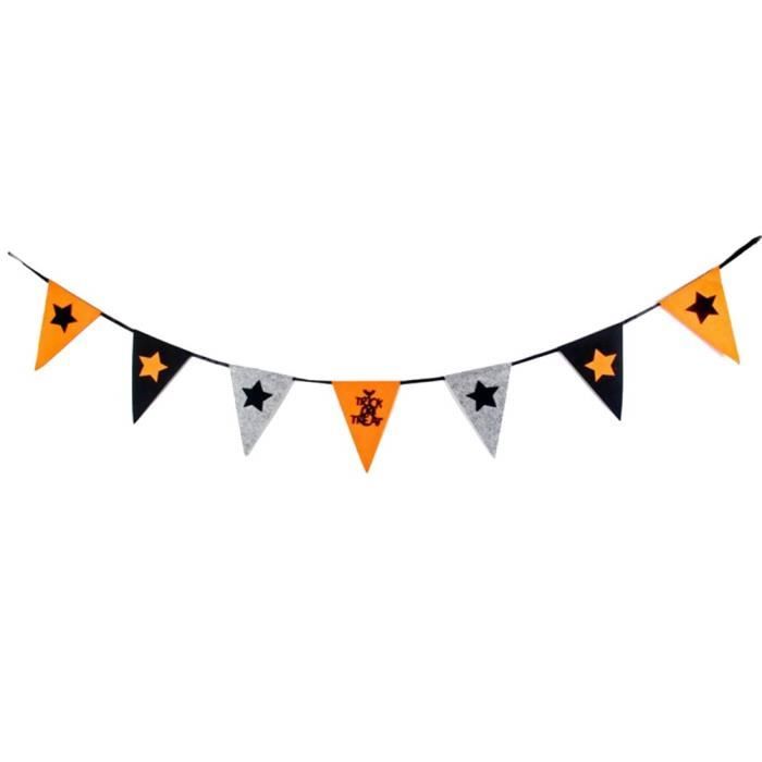 Banderoles Halloween - 6 Guirlandes Papier Citrouilles, Chauves-souris, 3 Mètres, Décoration Fête Facile