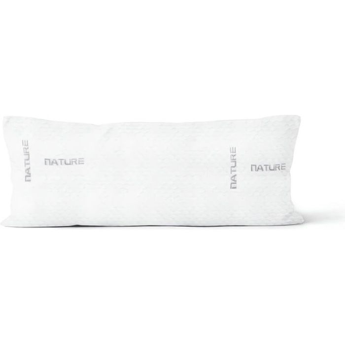 Housse De SOLEIL D'OCRE Traversin Confort Anti-acarien - Polyester - 90 Cm - Blanc Traversin 90 Cm - 10