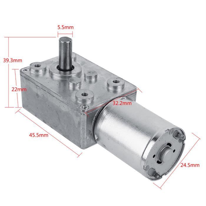 Boîte de Vitesse du Moteur Électrique, Réducteur de Voiture pour Enfant Engrenage de Moteur électrique RS390 6 V / 12 V pour Jouet de Voiture 12000-20000 TR/Min (12 V 16000 TR/Min