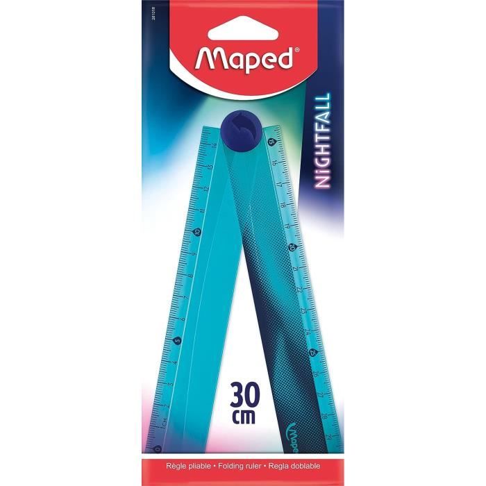 Règle Souple Flexible 40 Cm Avec 4 Craies Tailleur - PVC Pour Couture, Dessin Et Loisirs Créatifs