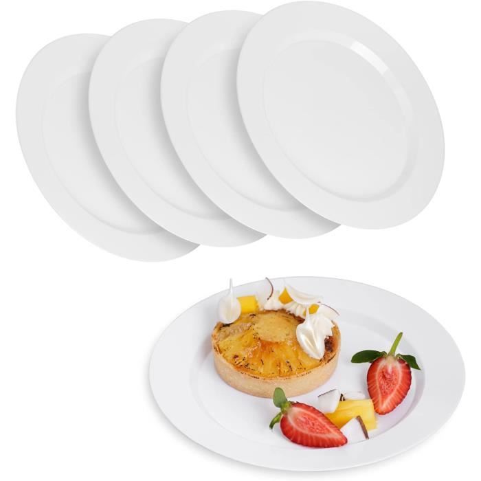 SforGUVA Lot De 6 Assiettes De Présentation Festonnées Vertes En