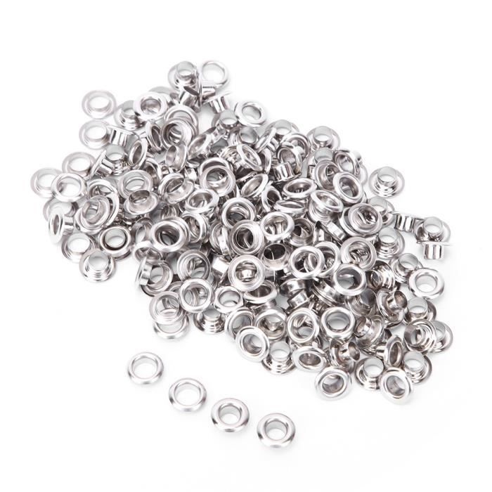 Tbest Œillets 100Pcs Oeillets En Laiton Double Face Sac À Vêtements Tbest Œillets 100Pcs Oeillets En Laiton Double Face Sac À Vêtements