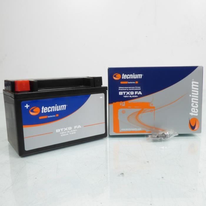 Batterie SLA Tecnium pour Moto Kawasaki 1000 Z 2003 à 2019 YTX9-BS
