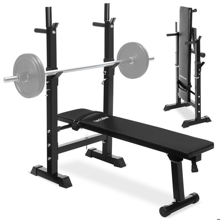 Tectake Banc De Musculation D'halt&egrave;res Pour Abdominaux Pliable