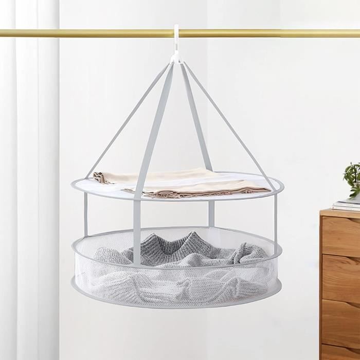 Séchoirs À Linge,Support De Séchage,Coupe-Vent,Étendoir Pliable,Filet