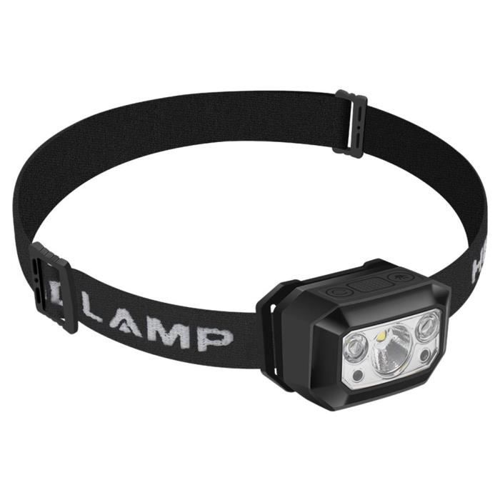Lot De 6 Lampes Frontales LED - Lampe Torche COB Ultra Lumineuse (1000 Lumens) - Bandeau Réglable - Étanche IPX4 - Pour Course, Camping, Randonnée - 5