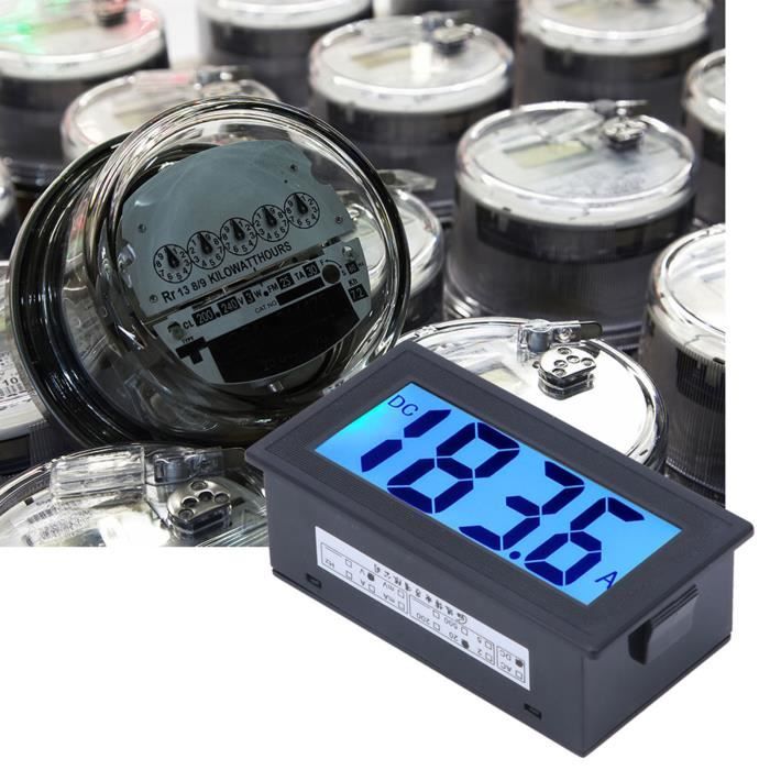 Testeurs de batterie: 3 chiffres Blue LED Système à deux lignes DC 7