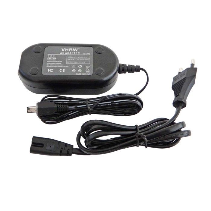 Vhbw adaptateur secteur bloc d'alimentation remplace JVC AP-V18U, AP-V19, AP-V19E, AP-V20, AP-V20U, AP-V21 pour appareil photo,