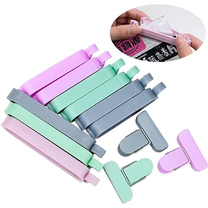 Yoosso 40 PCS Pince Sachet Alimentaire, 6cm/11cm Clip