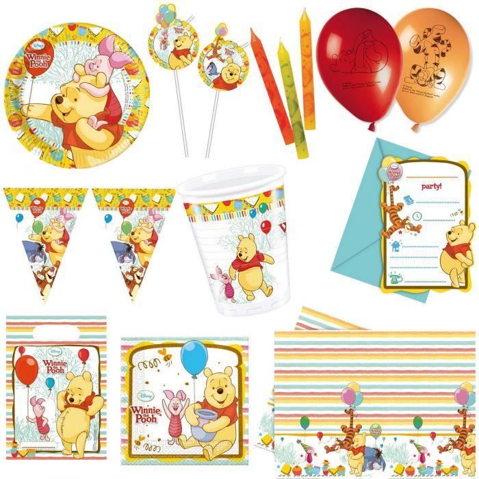 Kit Anniversaire Winnie L Ourson Pour 8 Enfants Achat Vente Kit De Decoration Cdiscount Kit Anniversaire Winnie L Ourson Pour 8 Enfants Achat Vente Kit De Decoration Cdiscount