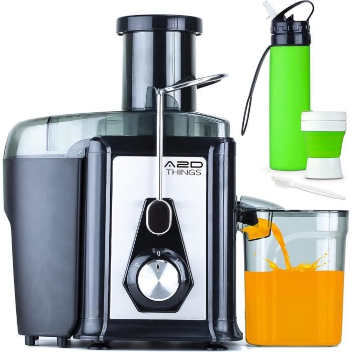 Twinzee Extracteur De Jus 850W - Centrifugeuse Extra Large Pour Fruits Et Légumes Entiers
