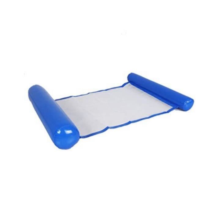 K Hamac à eau gonflable flottant inclinable matelas de natation anneau de piscine jouet de fête