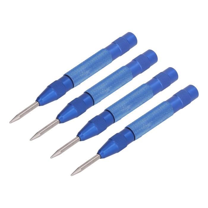 ZJCHAO Center Punch Tool, 4Pcs Automatic Centre Punches Wide