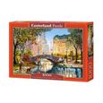 Puzzle 1000 pièces - Castorland - Marche en soirée dans Central Parc - Paysage et nature - Age minimum 12 ans-1