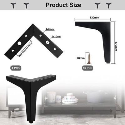 Lot De 8 Pieds De Nivellement En Plastique M8 - 20x20x32 Mm - Pour Meubles, Tables, Chaises - 2
