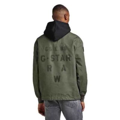 G-STAR RAW Unisex Combat Tape Overshirt Homme, Beige (tree House D21980-D213-C941), XL - Prêt-à-Porter
