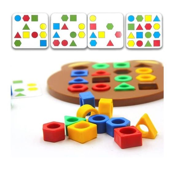 Hemobllo 100 Pièces Formes Géométriques Pour Garçon Fille