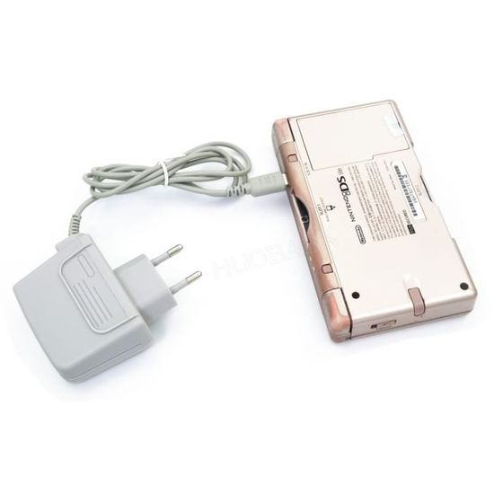 Chargeur Compatible avec Nintendo DS Lite avec câble de Chargement et Bloc  d'alimentation OTB et Chiffon de Nettoyage pour écran mungoo